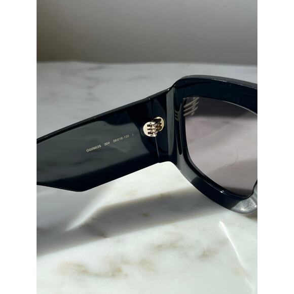 NEW Gucci GG0983S Logo Black Oversized Sunglasses $955 main image 5